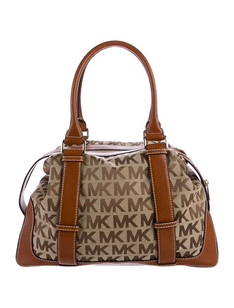 michael kors fabric handbags|shoulder bag michael kors purse.